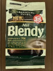 （まとめ買い） 10袋セット 味の素ＡＧＦ ブレンディ インスタントコーヒー 袋 70g まろやかで豊かなコクと香りで、カフェオレにもぴったり。袋入り詰め替えタイプ。