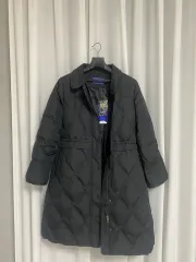 Olivia Hassler レディース キルティング ダウンジャケット ロング丈 新品 100