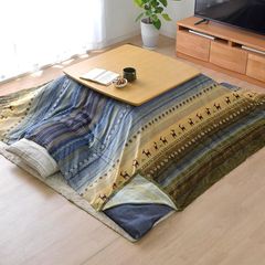 即納：イケヒコ こたつ掛けふとん 上掛け 長方形 ラディ 約210×250cm グリーン 洗える #5185189