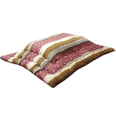 即納：イケヒコ こたつ布団 正方形 こよみ 約205×205?m ローズ 和 厚掛け 日本製 うさぎ柄 #5965119