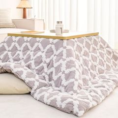 即納：イケヒコ こたつ掛けふとん 正方形 ラディ 約205×205 マルチ