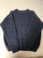 ネイビー色 ニット セーター（ヴィンテージ）