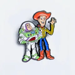 送料無料！ ★ピンズ PINS★ピンバッジ 【 Toy Story ( トイストーリー )】 ウッディー / バズライトイヤー〚アメリカン雑貨 アメトイ〛