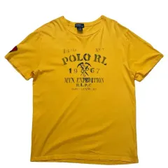POLO RALPH LAUREN プリンティング 半袖Tシャツ イェロー XL(18-20)