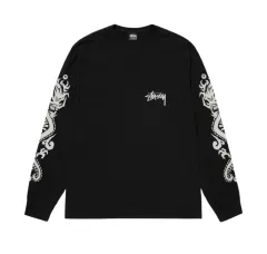 正規品/クリーム Stussy ドラゴン ピグメント ロングスリーブ XL 出品