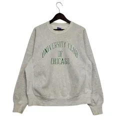 【中古】【メンズ】 Champion チャンピオン REVERSE WEAVE UNIVERSITY CLUB OF CHICAGO SWEATSHIRT リバースウィーブ スウェット トレーナー プリント【146-250325-ay-08-IZU】