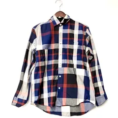 【中古】【メンズ】 BLACK LABELCRESTBRIDGE ブラックレーベル・クレストブリッジ LS CHECK SHIRT 51M01-100-28 ロングスリーブ チェックシャツ 長袖 トップス  【141-250102-as-07-IZU】