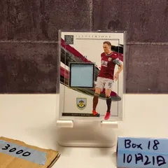 2020-21 Panini Impeccable Premier League Ashley Barnes 48/49 Burnley ジャージ カード