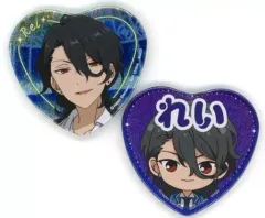 【中古】バッジ・ピンズ 朔間零(追憶*集いし三人の魔法使い) ハート型缶バッジセット(2個セット) 「一番くじ あんさんぶるスターズ!～追憶セレクション メモリアル～」 H賞