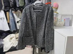 ノーブランド ツイード ジャケット