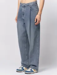 BEGIN202 ワンタックワイドデニム コンサート ミールデニム 2 サイズ