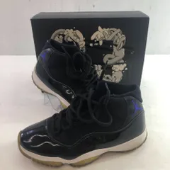 04w5520∞※【中古】 NIKE AIR JORDAN 11 RETRO ナイキ エア ジョーダン 11 レトロ スペースジャム 378037-003 ブラック/ダーク コンコルド-ホワイト 27cm スニーカー 【八王子店】