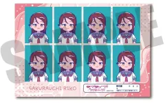 【中古】シール・ステッカー B.桜内梨子 証明写真風ステッカー にゅ～とろ 「ラブライブ!サンシャイン!!」