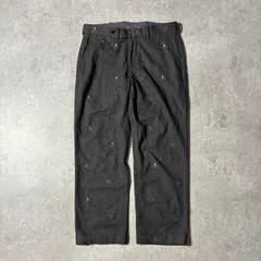 2000s~ "POLO GOLF" Wool Pants "総柄スカル"