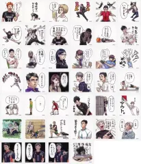 【中古】シール・ステッカー 全40種セット 「ハイキュー!! スクエアステッカーコレクション」