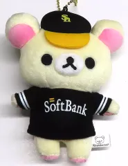 【中古】キーホルダー コリラックマ マスコットキーチェーン 「リラックマ×福岡ソフトバンクホークス」