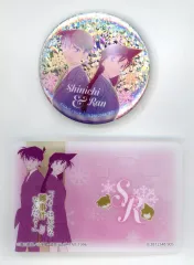 【中古】バッジ・ビンズ 【シークレット02】工藤新一＆毛利蘭 「名探偵コナン 彩光キラキラカンバッジコレクション Vol.2」