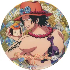 【中古】バッジ・ピンズ ポートガス・D・エース バースデーホログラム缶バッジ 「ワンピース」