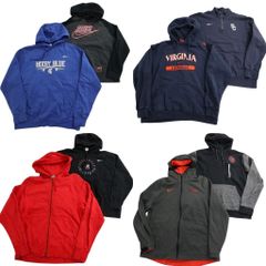 古着卸 まとめ売り ナイキ NIKE スウェット 8枚セット (メンズ XL ) ジップパーカー ハーフジッップ ラグランスリーブ 中古 古着 ND0453