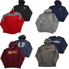 古着卸 まとめ売り ナイキ NIKE スウェット 8枚セット (メンズ M ) ハーフジッップ スタンドカラー ジップパーカー 中古 古着 ND0449