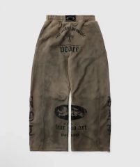 BADBLOOD(バッドブラッド) PEACE NOT WAR ジョガー パンツ ズボン ダスティベージュ M