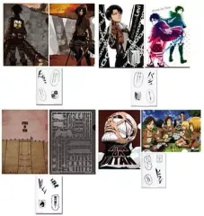 【中古】クリアファイル 全4種セット A4クリアファイルセット 「一番くじ 進撃の巨人～くじ奪還作戦～」 G賞