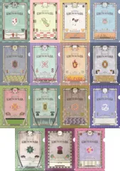 【中古】クリアファイル 全15種セット 和紙風A4クリアファイル 「一番文具 鬼滅の刃」 E賞