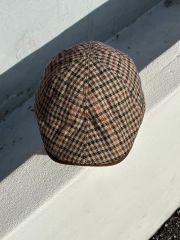 M-L DAKS マルチチェック ハンチングキャップ 帽子