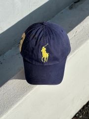 S-M ポロ ラルフローレン ビックポニー ネイビー ベースボールキャップ 帽子
