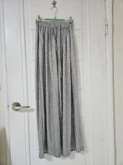 シルバー パール ロング パンツ