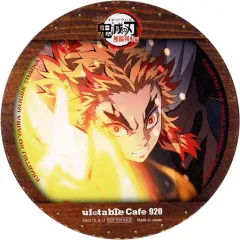 【中古】マグカップ・湯のみ 煉獄杏寿郎(炎) コースター 「劇場版 鬼滅の刃 無限列車編×ufotable Cafe 第二期 前半」 ドリンク注文特典