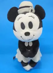 【中古】ぬいぐるみ ミニーマウス(蒸気船ウィリー) ちょっこりさん ぬいぐるみ 「ディズニー」 Disney MICKEY 90th ANNIVERSARY MARKET ～STYLE OF GENERATION～限定