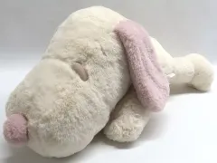 【中古】ぬいぐるみ スヌーピー(寝そべり/ピンク) 55cm ぬいぐるみ 「PEANUTS(SNOOPY)」
