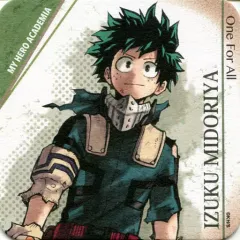 【中古】コースター(キャラクター) 緑谷出久(名前＆個性) 「僕のヒーローアカデミア アートコースター」 創刊50周年記念 週刊少年ジャンプ展 VOL.3グッズ