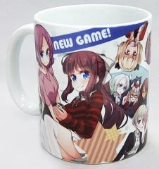 [중고] 머그컵·탕만(캐릭터) NEW GAME! 풀 컬러 머그컵 [만화 타임 키라라전]