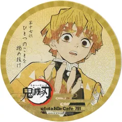 【中古】コースター(キャラクター) 我妻善逸 コースター 「鬼滅の刃×ufotable cafe 第5期」 ドリンク注文特典