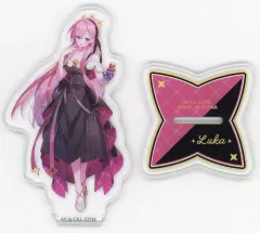 【中古】雑貨 巡音ルカ クリアスタンド 「タイトーくじ 初音ミク 39(ミク)の日 記念くじ 2nd season」 D賞