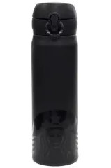 【中古】マグカップ・湯のみ ロゴ ハンディーステンレスボトル ブラック 500ml 「スターバックスコーヒー」