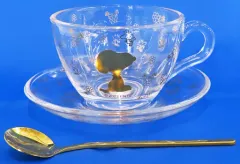 【中古】マグカップ・湯のみ スヌーピー クリアティーカップセット 「PEANUTS(SNOOPY)」