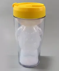 【中古】マグカップ・湯のみ ポムポムプリン ダブルウォールタンブラー 「サンリオキャラクターズ」