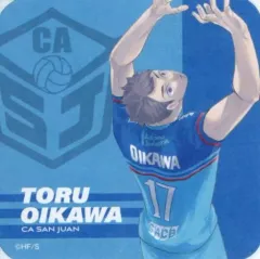 【中古】コースター 及川徹(キャラカラー) 「ハイキュー!! アートコースター VリーグVer.」