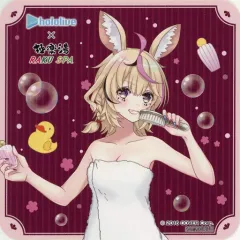 【中古】コースター 尾丸ポルカ(フロあがりver.) オリジナルコースター 「バーチャルYouTuber ホロライブ×極楽湯・RAKU SPAコラボ第三弾 フロライフ」 コラボメニュー注文特典