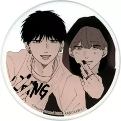 【中古】コースター 田中優也＆柿本健(セピア) アクリルコースター 「はなげのまい先生『兄貴の友達2巻』発売記念×Gratte animatecafe」 ドリンクメニュー有償特典