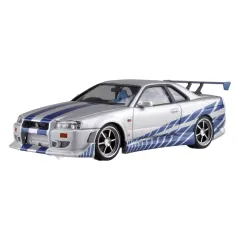 【中古】プラモデル 1/24 R34 スカイライン GT-R 「ワイルド・スピードシリーズ」 ムービーメカシリーズ No.WS-02 [067956]