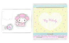 【中古】コースター マイメロディ(ガラガラ) 「サンリオキャラクターズ ベビーシリーズ アクスタコースター」