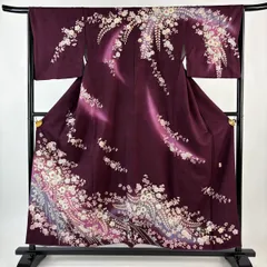 新品未使用⭐︎辻ヶ花⭐︎付下げ　絞り 黒と紫のグラデーション 2025年最新】訪問着 辻が花の人気アイテム - メルカリ