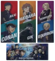 【中古】クリアファイル 全4種セット ミニクリアファイル 「劇場版 名探偵コナン 黒鉄の魚影×セブンイレブン キャンペーン」 対象商品購入特典