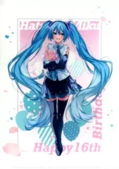 【中古】クリアファイル 初音ミク(Type-B/V4X) オリジナルA4クリアファイル 「初音ミク Happy 16th Birthday×ローソン」 対象お菓子購入特典