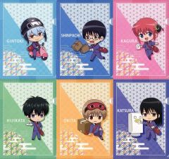 [중고] 클리어 파일 집합 Gintama -Postman style- A4 클리어 파일 6장 세트 [은혼×우체국]