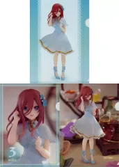 【中古】クリアファイル 中野三玖/フィギュア写真 A4クリアファイルセット(3枚組) 「みんなのくじ 映画 五等分の花嫁 -China Princess-」 クリアファイル賞